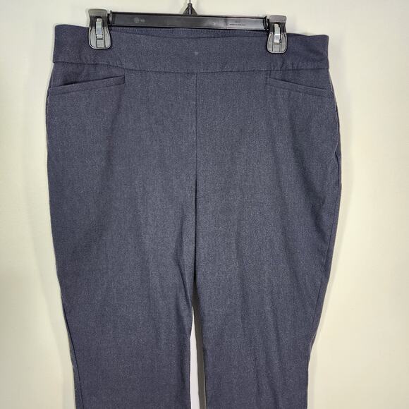 Chico's So Slimming Brigitte Pants Women's 12R Black Stretch Pull On Slim Ankle - Picture 4 of 9